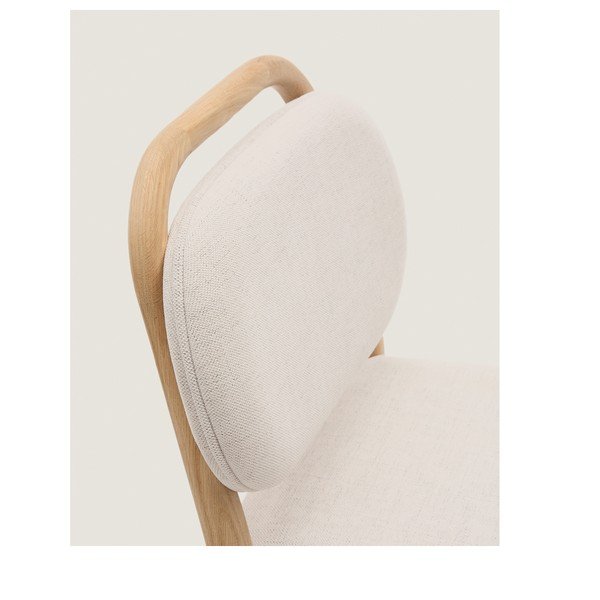 Béžová barová stolička (výška sedadla 66 cm) Helda – Kave Home-image-3