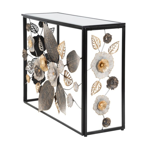 Čierny konzolový stolík 42x112 cm Glam Dark – Mauro Ferretti-image-1