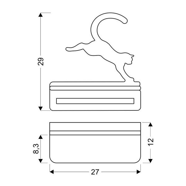 Čierne detské svietidlo Cat - Candellux Lighting-image-3