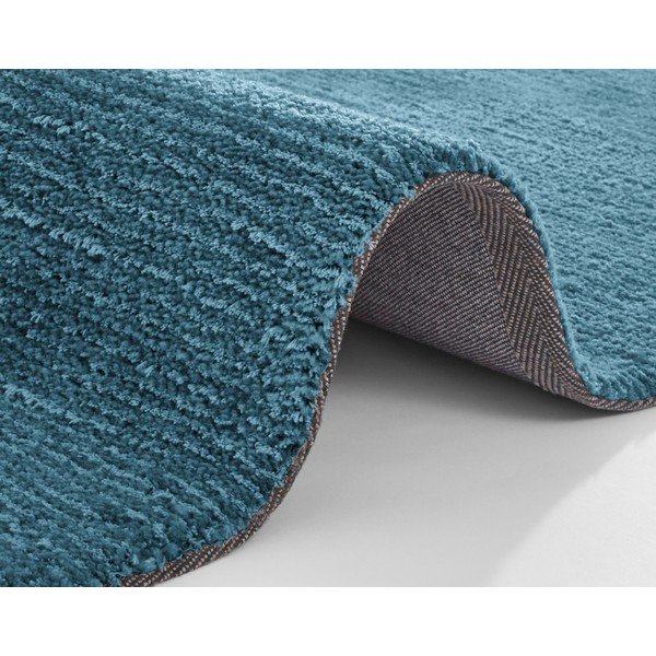 Tmavomodrý koberec Mint Rugs Supersoft, 80 x 150 cm-image-2