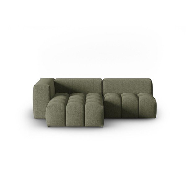 Tmavozelená rohová pohovka (ľavý roh/s leňoškou) Verona – Cosmopolitan Design-image-2