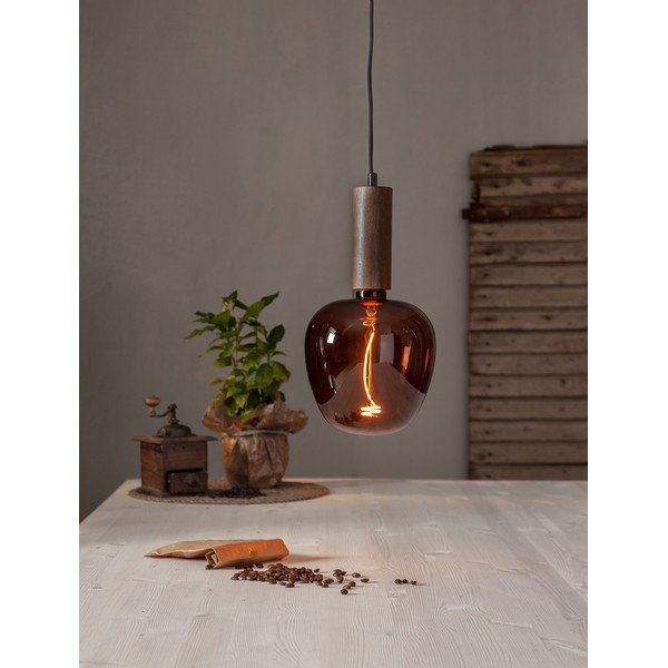 Tmavohnedé závesné svietidlo Tub – Star Trading-image-2