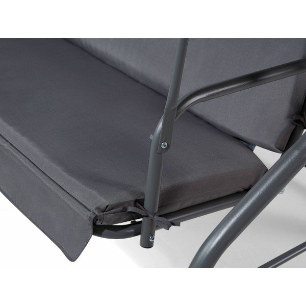 Sivá záhradná trojmiestna hojdačka Monobeli Line-image-4