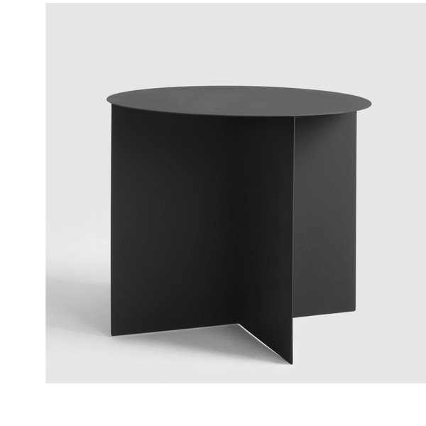 Čierny konferenčný stolík Custom Form Oli, ⌀ 50 cm-image-3