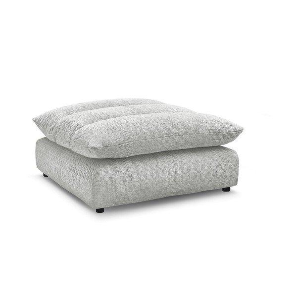 Svetlosivá ženilková podnožka Neil – Bobochic Paris