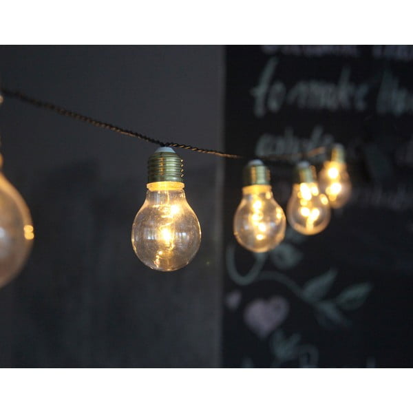 Biela svetelná LED reťaz Star Trading Bulbs In Love, dĺžka 1 m-image-3