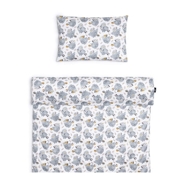 Bavlnené detské obliečky do postieľky 135x100 cm Owl Princess - ESECO-image-1