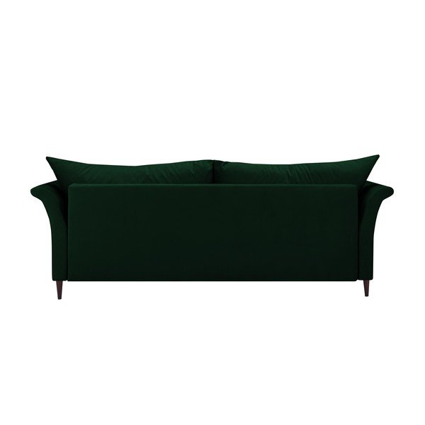 Zelená rozkladacia pohovka s úložným priestorom Mazzini Sofas Pivoine-image-4