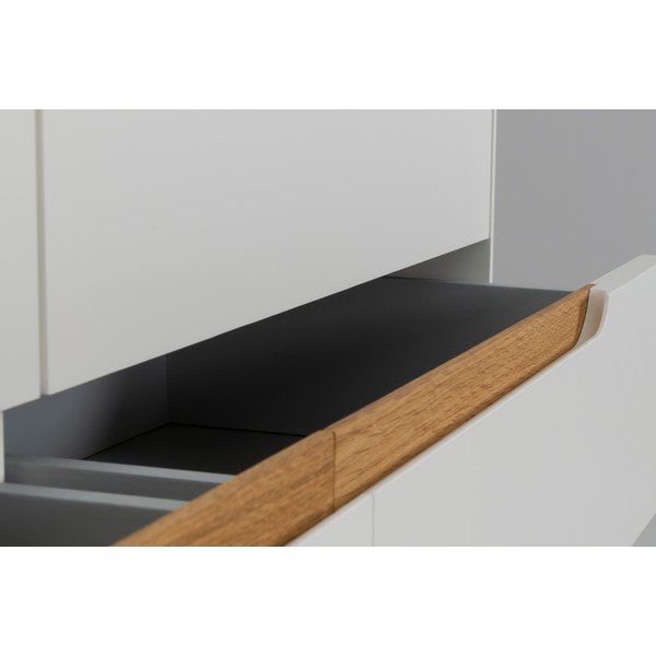 Biela komoda Tenzo Switch, 130 x 83 cm-image-1