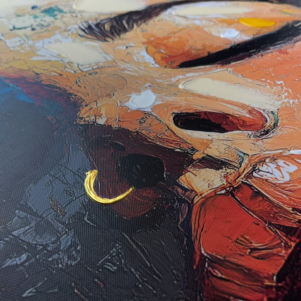 Obraz s ručne maľovanými prvkami 70x100 cm Vivian – Styler-image-2