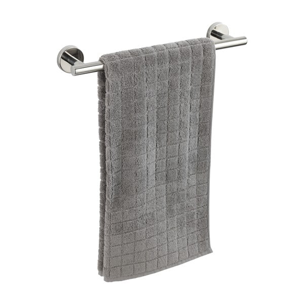 Nástenný držiak na uteráky z nehrdzavejúcej ocele v lesklej striebornej farbe Bosio – Wenko-image-2