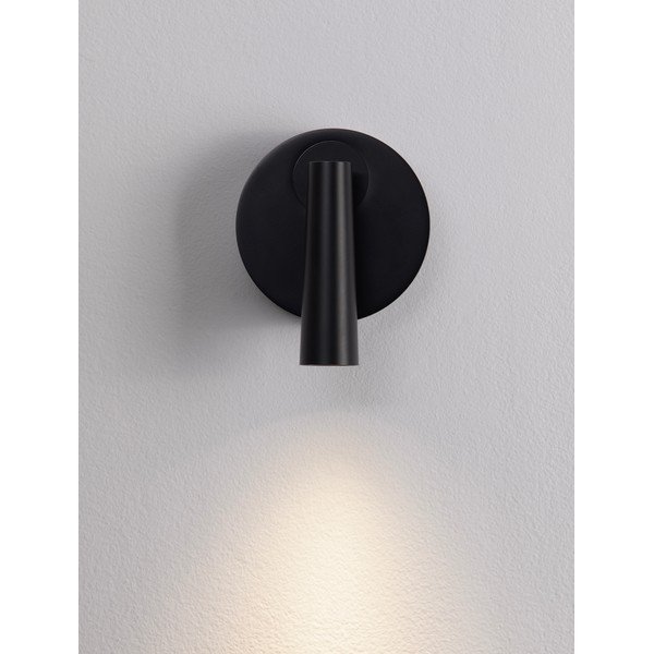 Matne čierne hliníkové LED bodové svietidlo s ohýbateľnou konštrukciou 7x10 cm Tico – Nova Luce-image-1