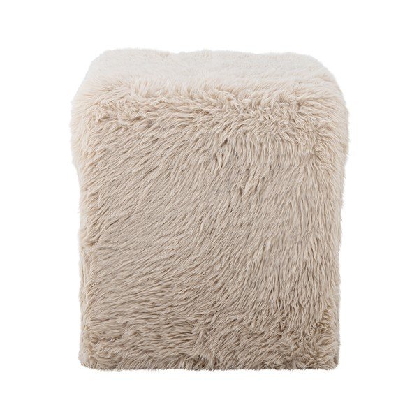 Béžový taburet z umelej kožušiny Bobbie – Bloomingville-image-3