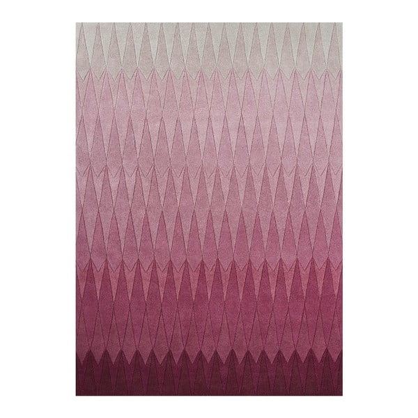 Vlnený koberec Acacia Pink, 140x200 cm