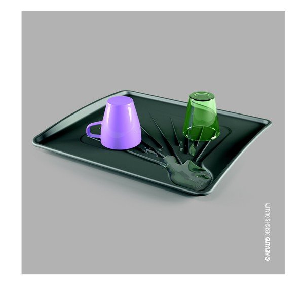 Odkvapávacia podložka na riad Metaltex Hydro, 35 × 31 cm-image-1