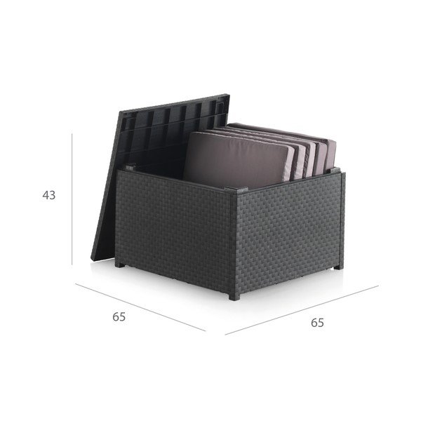 Záhradný odkladací stolík z umelého ratanu 56x56 cm – Juinsa-image-4