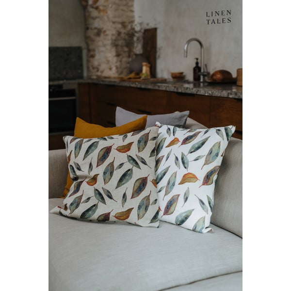 Ľanová obliečka na vankúš 40x40 cm Golden Fall – Linen Tales-image-4