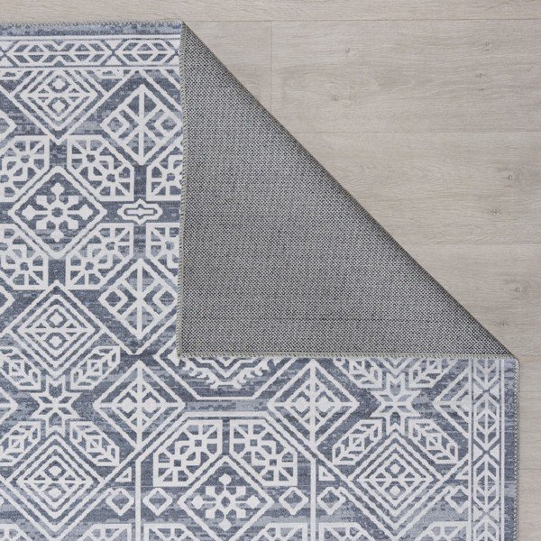 Sivý prateľný koberec 290x200 cm Cora - Flair Rugs-image-2