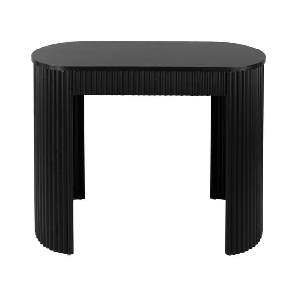 Čierny kovový konzolový stolík 40x100 cm Estriado  – Leitmotiv