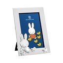 Kovový stojací rámček v striebornej farbe 7x10 cm Miffy – Zilverstad