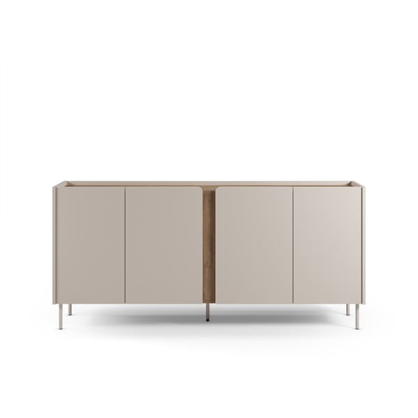 Komoda v dekore duba v krémovo-prírodnej farbe 180x82x40 cm Lucile – Marckeric