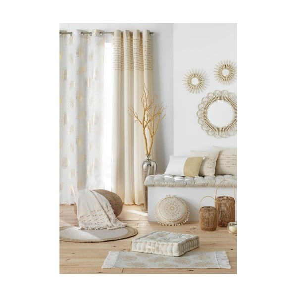Béžový bavlnený záves 140x240 cm Golden Sunset – douceur d'intérieur-image-3