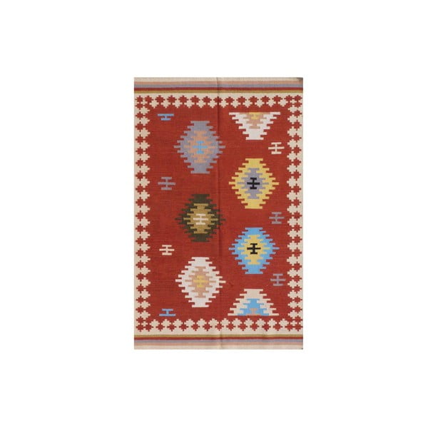 Vlnený koberec Kilim No. 735, 155x240 cm