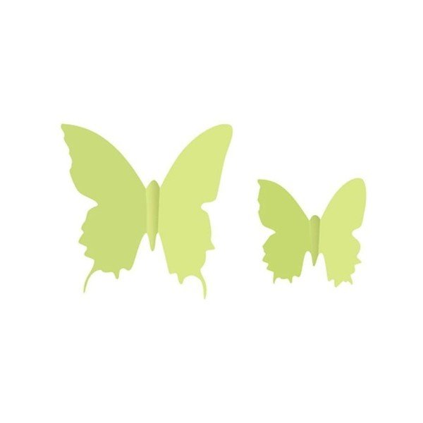 Sada 12 v tme svietiacich 3D samolepiek Ambiance Butterflies-image-2