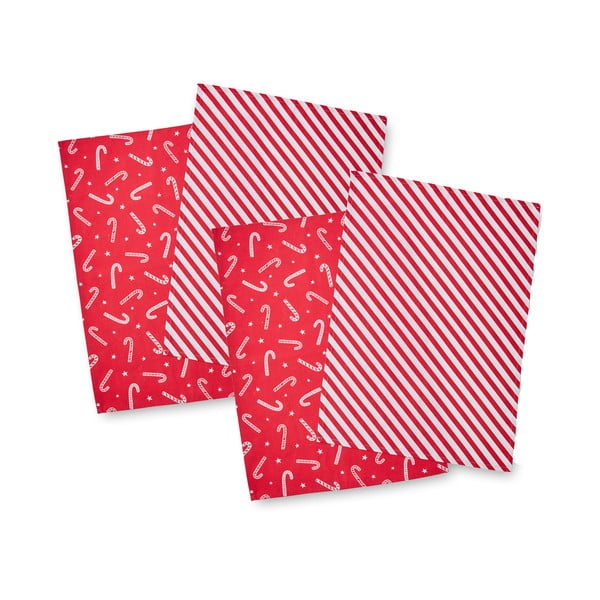 Bavlnené utierky s vianočným motívom v súprave 4 ks 50x70 cm Candy Cane – Catherine Lansfield-image-2
