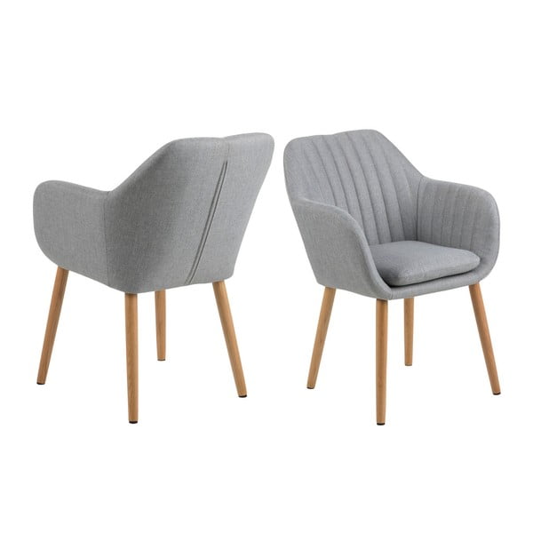 Svetlosivá jedálenská stolička Actona Emilia-image-3