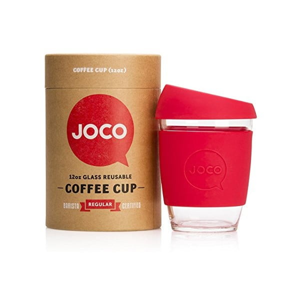 Eko hrnček na kávu Joco Cup 340 ml, červený