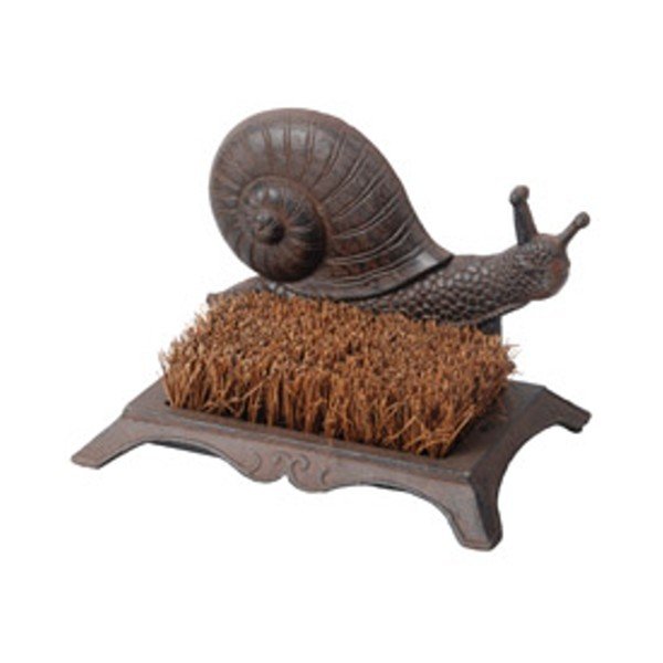 Liatinová kefa na topánky s motívom slimáka Esschert Design-image-1