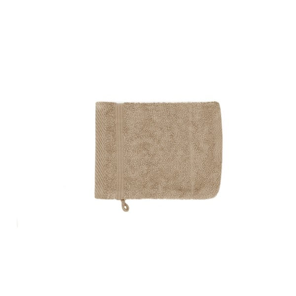 Béžová kúpeľová rukavica Jalouse Maison Gant Duro Savannah, 16 × 21 cm