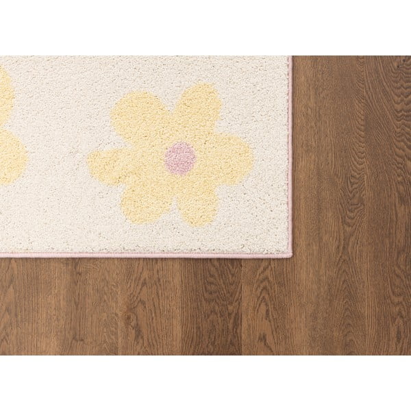 Žltý/slonovinový detský koberec 80x150 cm Dazzy Vanilla – FD-image-3