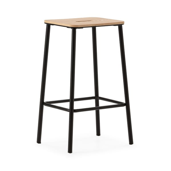 Čierne barové stoličky v súprave 2 ks (výška sedadla 65 cm) Abba – Marckeric