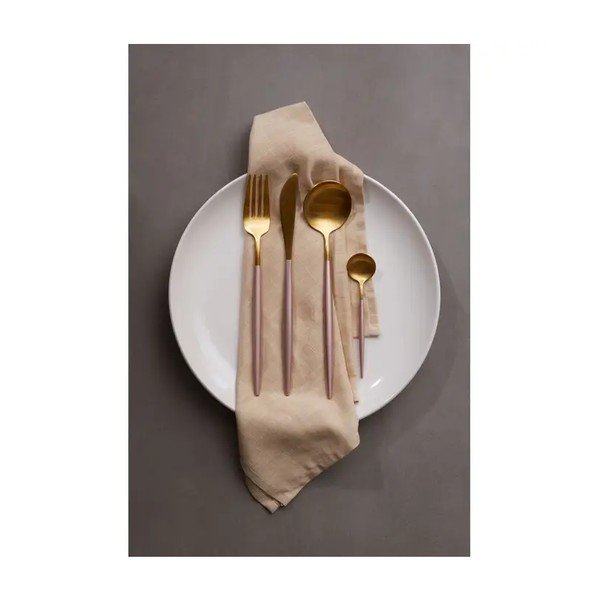 Antikoro príbor v zlatej farbe 16 ks Avie – Premier Housewares-image-1