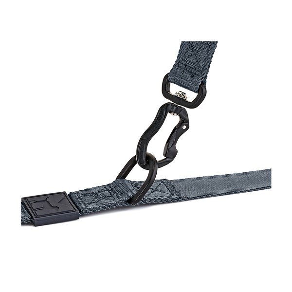 Tmavosivá prepínacia vôdzka dĺžka 200 cm Modena Asphalt 25 mm – MiaCara-image-2