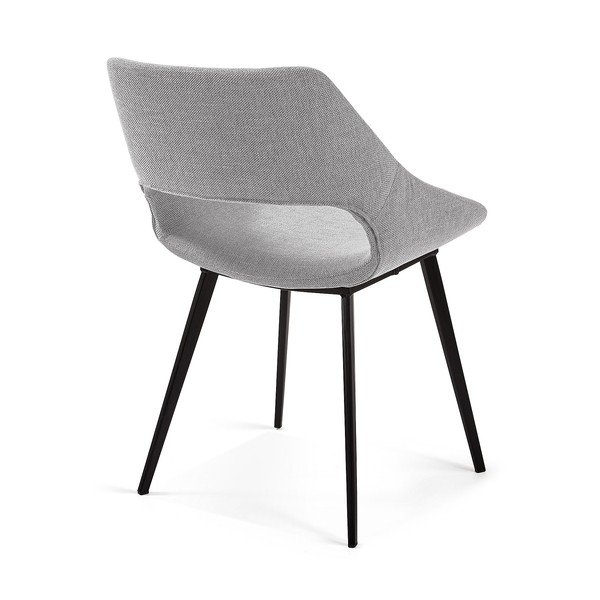 Jedálenská stolička vo svetlosivej farbe Kave Home Hest-image-3