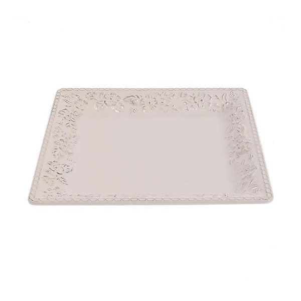 Keramický tanier White Brushed, 32 cm