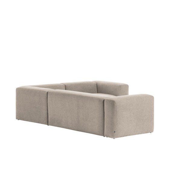Béžová ženilková rohová pohovka Blok – Kave Home-image-4