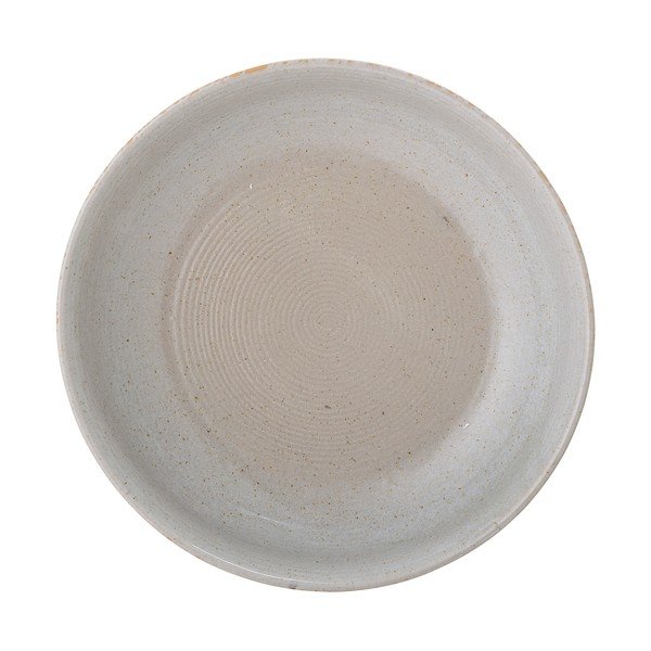 Krémovobiela kameninová servírovacia misa Bloomingville Taupe, ø 26,5 cm-image-1