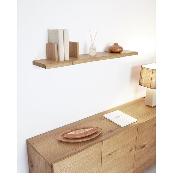 Nástenná polica v dubovom dekore Kave Home Rasha-image-4