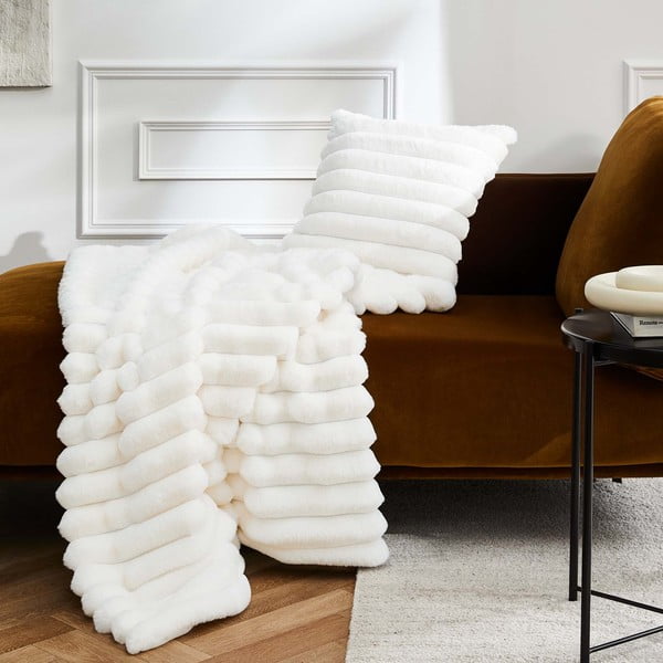 Dekoračný vankúš z mikroplyšu 45x45 cm Boudoir – douceur d'intérieur-image-1