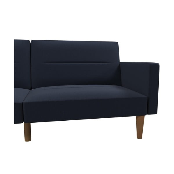 Tmavomodrá rozkladacia pohovka Støraa Mainstays-image-4