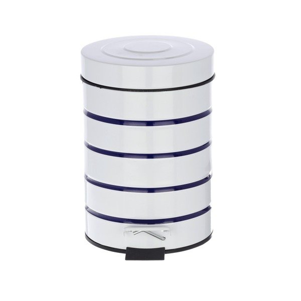 Bielo-modrý odpadkový kôš Wenko Marine, 3 l-image-2