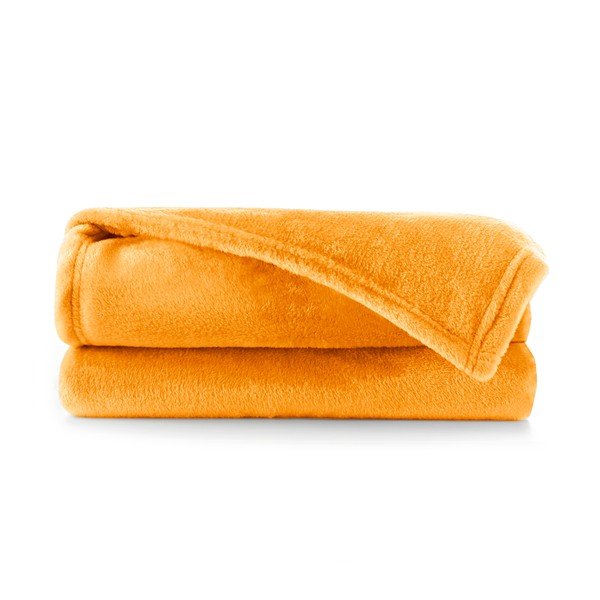 Oranžový pléd DecoKing Mic, 70 x 150 cm-image-2