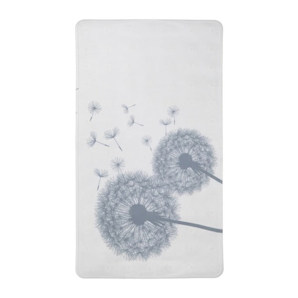 Biela protišmyková kúpeľňová podložka Wenko Astera, 70 × 40 cm