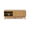 TV stolík v dekore duba v prírodnej farbe 130x50 cm Kensal – Woodman