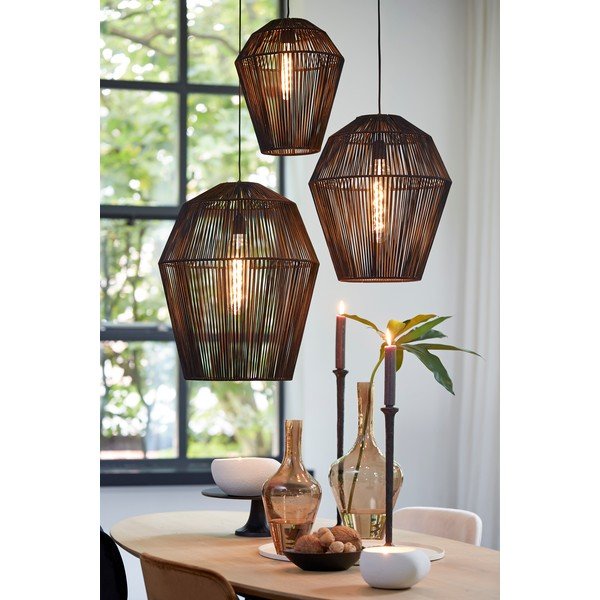 Čierne stropné svietidlo ø 30 cm Deya - Light & Living-image-1