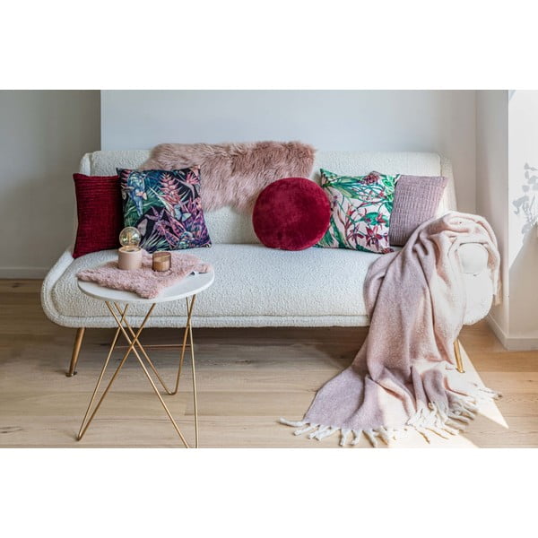 Ružová umelá kožušina Tiseco Home Studio Sheepskin, 60 × 90 cm-image-1